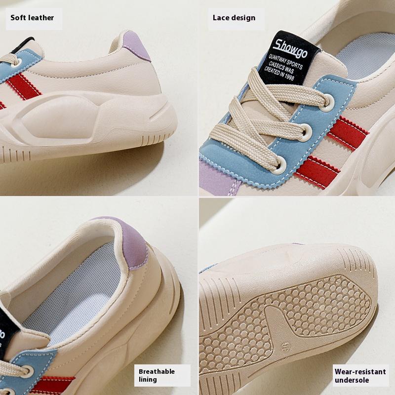 Women Dopamine Style Colorful Sneakers – Happy Vibes Thick Sole Fashion Shoes