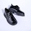 Children's shoes, student season, children's student school shoes, college style, black leather shoes, performance stage shoes