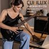 Cubilux USB C Gitarrenkabel, Typ-C auf 6,35 mm Steckeradapter für Musikinstrumente, Kompatibel mit iPhone 16/15, iPad Pro 13/12.9/11, iPad Air 13/5th/