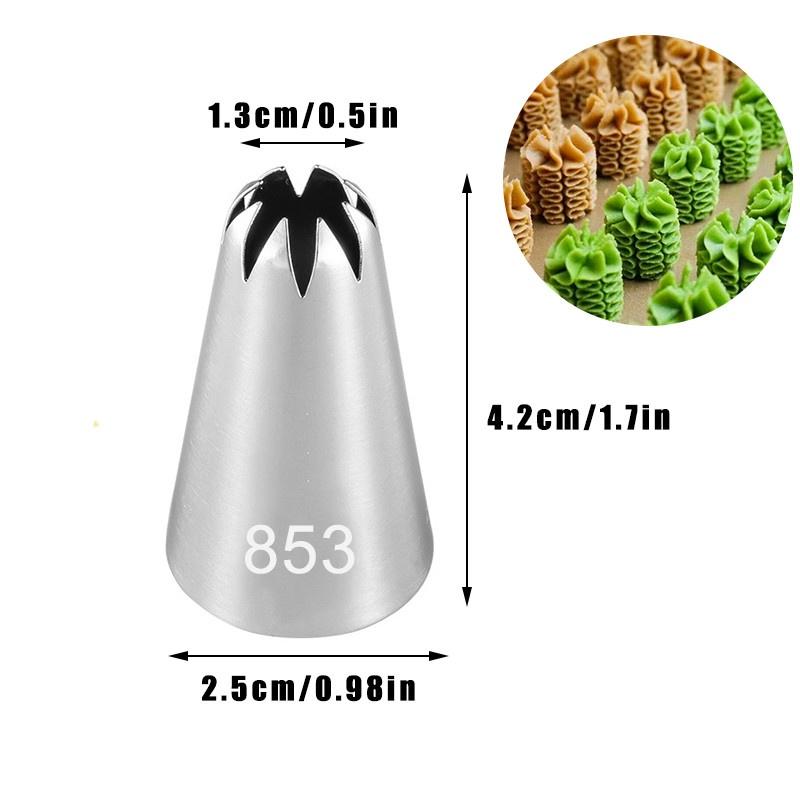 13 Styles Large Icing Piping Nozzles for Decorating Cake Baking Cookie Cupcake Piping Nozzle Stainless Steel Pastry Tips tools