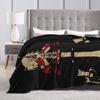 Devil May Cry 5 Dante Blankets Warm Pattern Plush Throw Blanket For Couch Bed Travel Office Flannel Bedspread Bed Cover