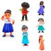 Disney Encanto PVC Panenky Figurky do sbírky Pro děti Sada 6 Hračky Postaviček z rodiny Madrigalových s doplňky
