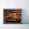 5D DIY Diamond Painting Rusty Car Cross Stitch Kit Mosaic Diamond Embroidery Rose Full Round Square Drill Home Decoration