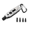 1PC Multifunctional Mini Screwdriver Outdoor EDC Keychain Shape Screwdrivers Portable Steel Repair Tool WBL