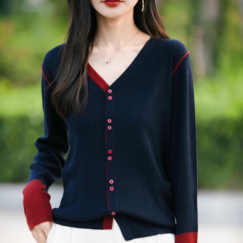 Dámský lehký kardigan z 50% vlny a 50% morušového hedvábí - všestranný úplet na 4 sezóny pro celoroční pohodlí a styl