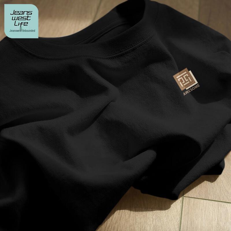 JEANSWEST LIFE Men s Loose Fit Pure Cotton Short Sleeve T-Shirt XL