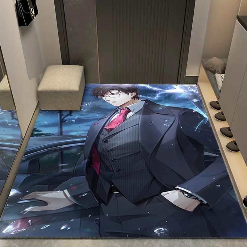 Cartoon Anime Carpets for Living Room Bedroom Bedside Soft Area Rug Anti-slip Large Size Balcony Floor Mat Indoor Decoration