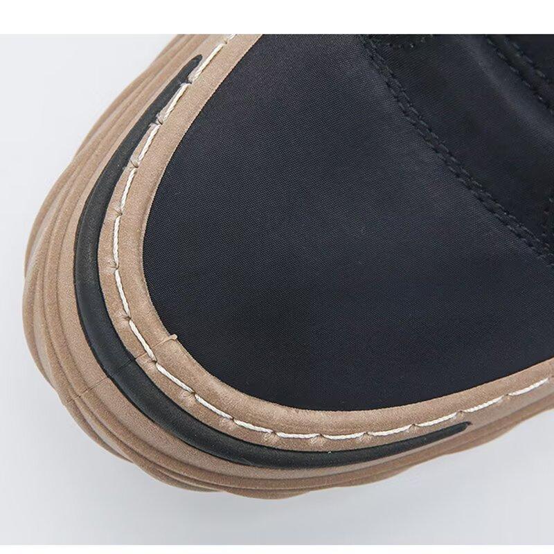 Neformální pánská pracovní obuv, boty odolné proti nečistotám a vodě, retro pánské boty, protiskluzová sportovní obuv na prkno