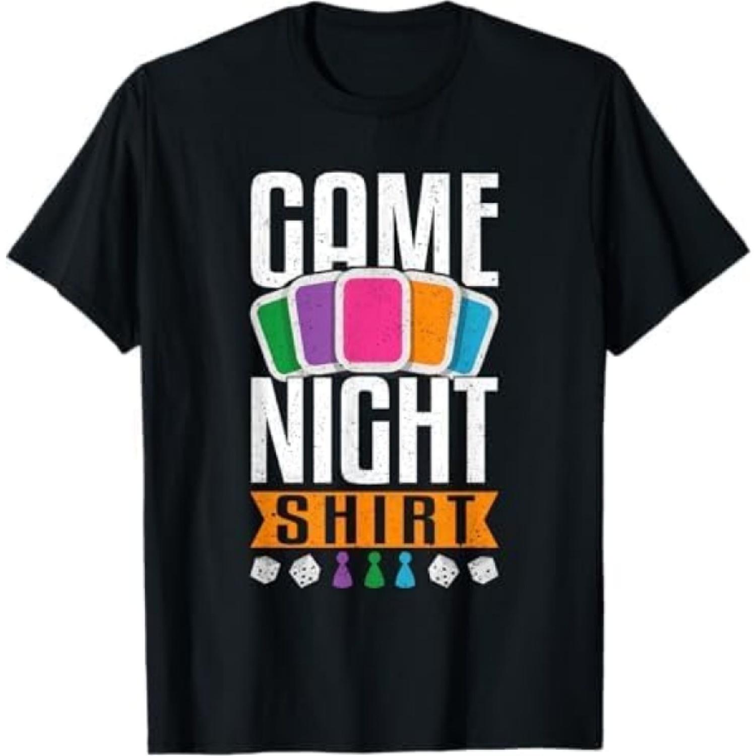 Game Night Shirt Game Night Board Games T-Shirt PNCAAPT Black S