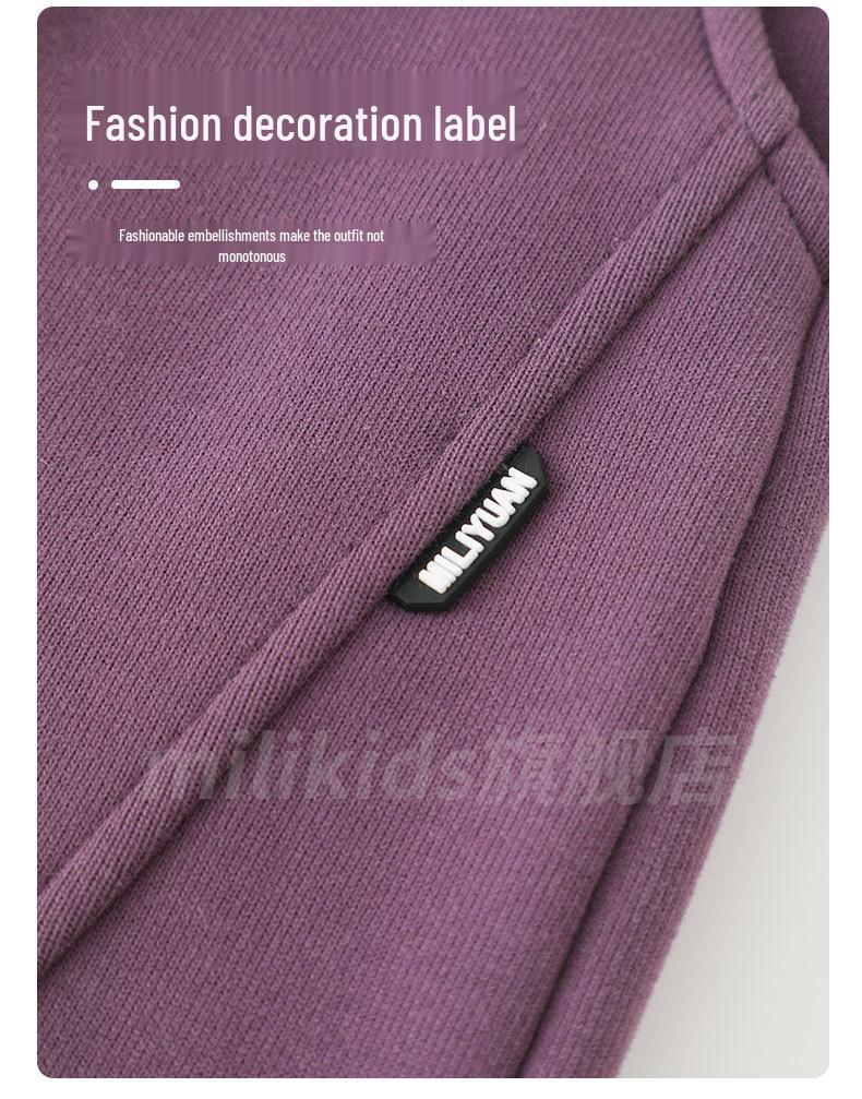 2025 Kids' Fleece-Lined Loose Sweatpants for Winter: Boys' & Girls' Banana Pants