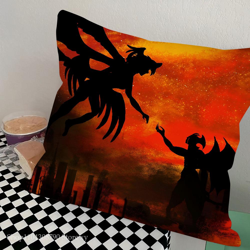 Anime Devilman Crybaby Pillow Case Square Pillow Bedroom Sofa Leisure Comfort Cushion Car Living Room Home Decoration