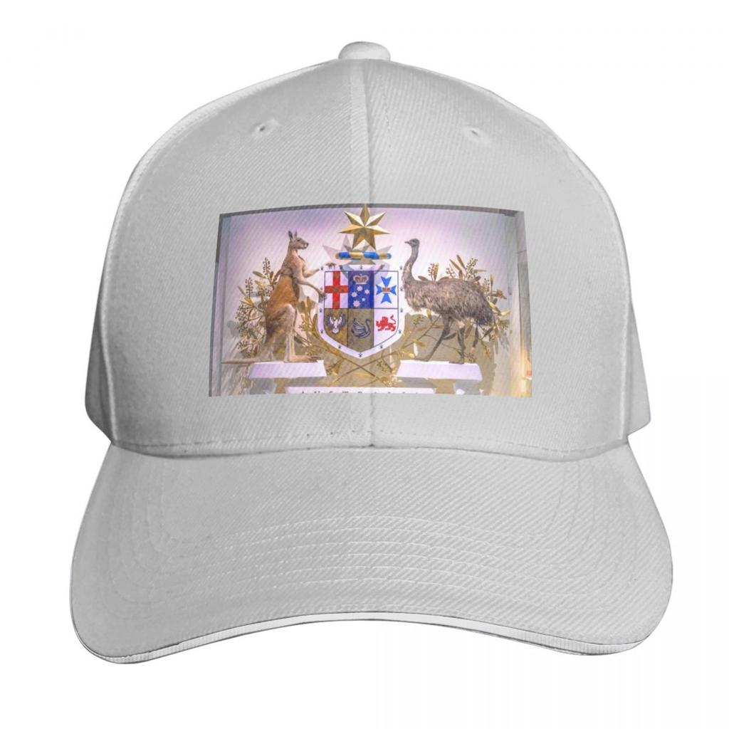 Lifelike Australian Coat of Arms Baseball Cap Icon Funny Hats Luxury Unisex Hat Hat Unisex For The Sun For Girls Unisexs