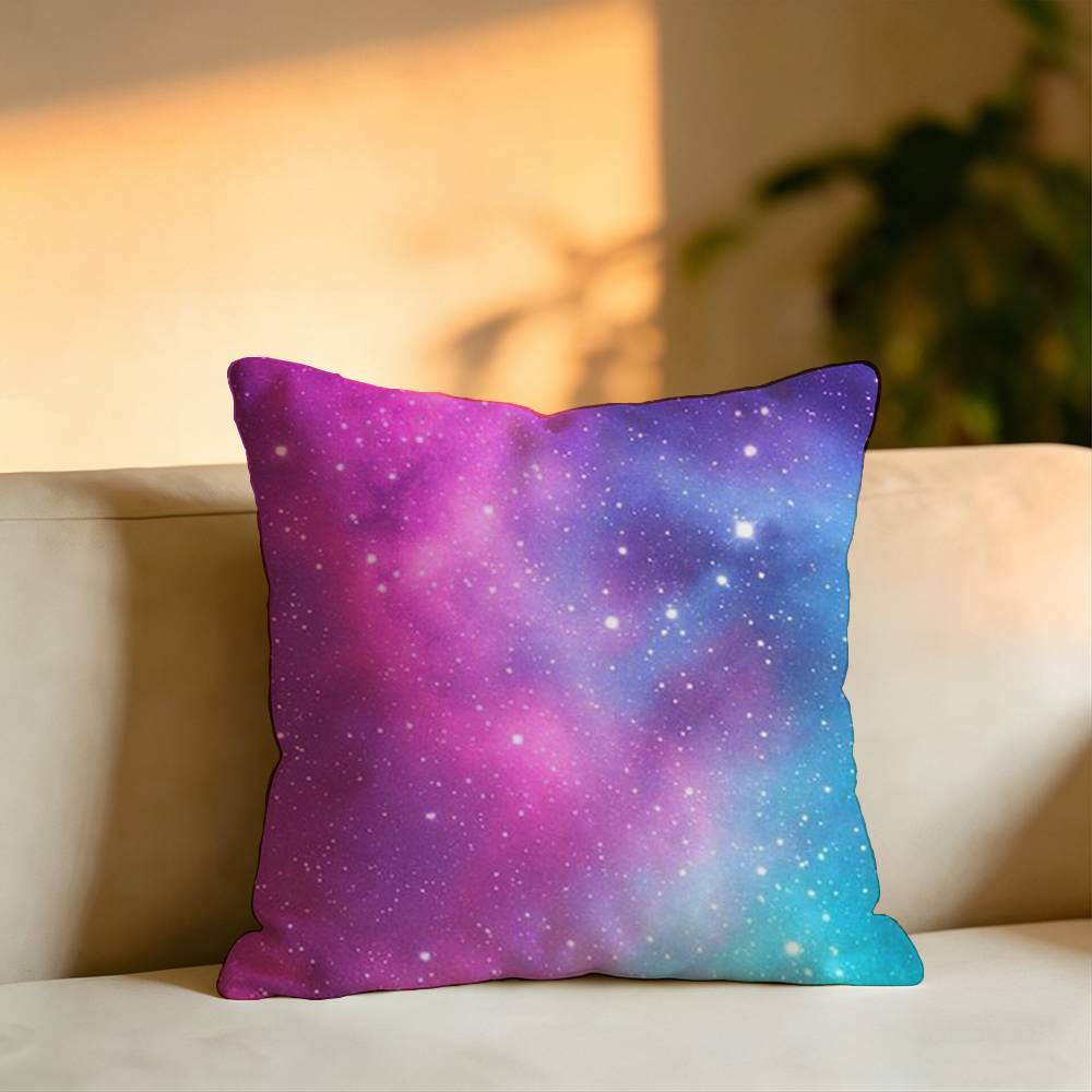Minimalist Starry Sky Square DoubleSided printed Pillow Case Bedroom Bedside Pillow Sofa Cushion Cover
