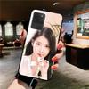 Korean L-Lee Ji Eunes Female Singer Phone Case For Samsung S 24 Fe 25 Ultra Plus 20 Lite 21 30 22 23 24 22 Ultra 5G Fundas