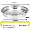ZISIZ Round Aluminum Foil Baking Pans
