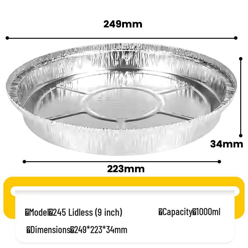 

ZISIZ Round Aluminum Foil Baking Pans