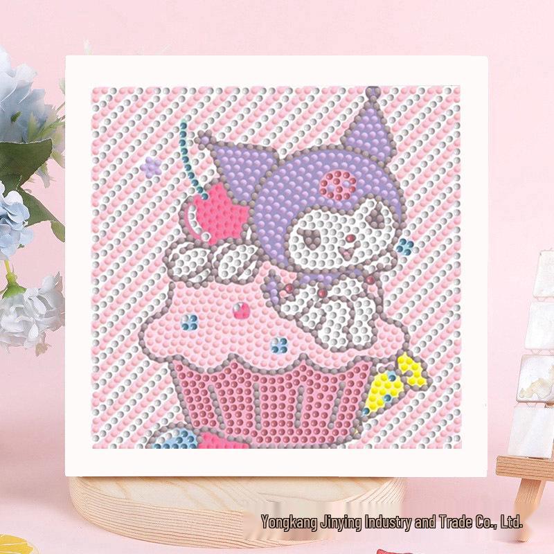 Sanrio Children's Diamond Painting with Frame Stickers - DIY Handmade Gift Set