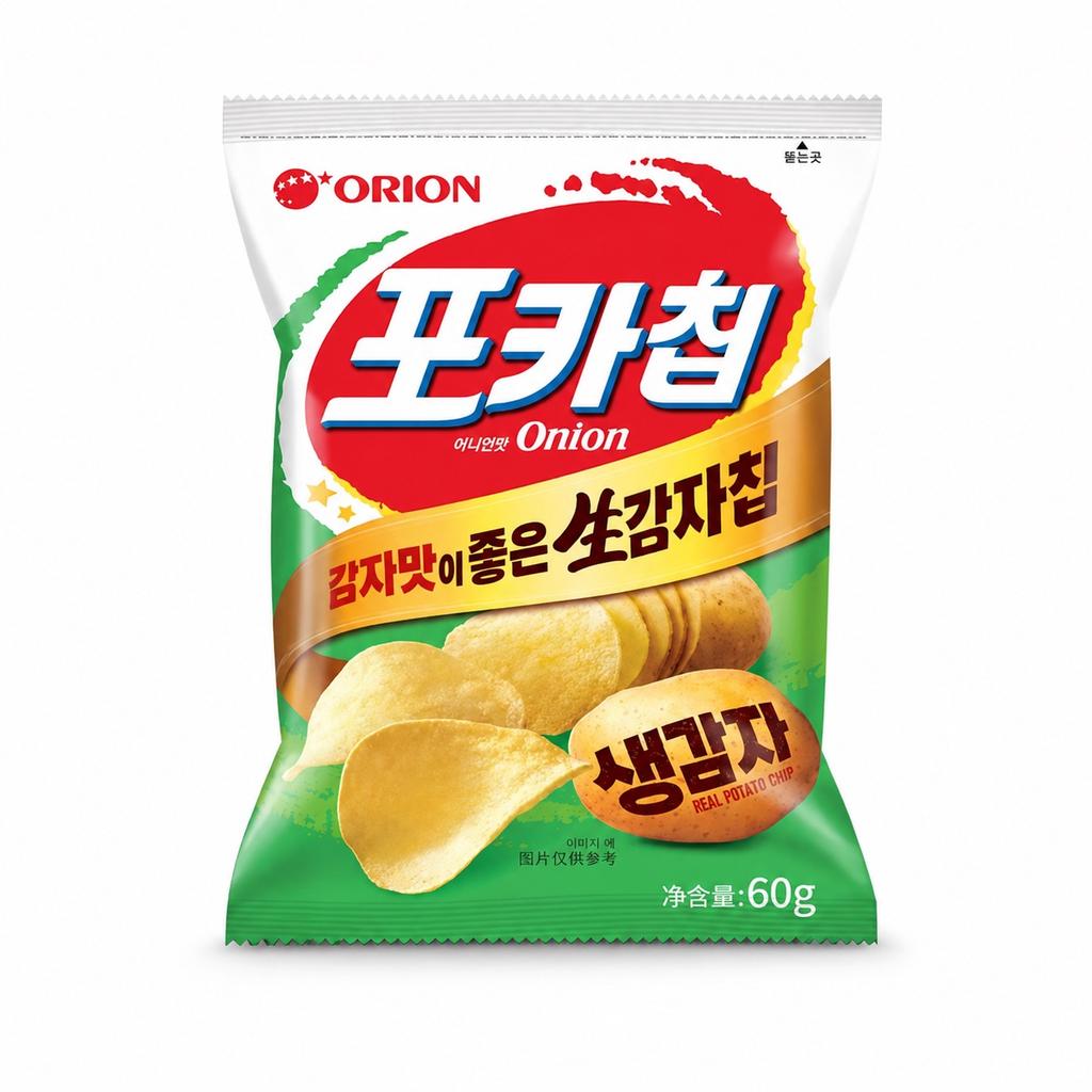Orion Original‑Cut Potato Chips Onion Flavor 60g