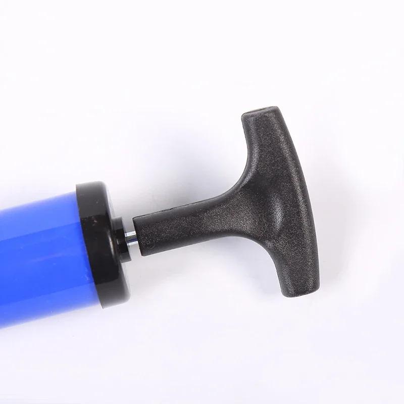 New Portable Manual Air Pump Inflator Ball Pump Needles Valve Adapter Set for Basketball Football Balloons Volleyball and Rugby