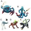 Monsters Figurine Various Water Crab Octopus Ice Demon Cattle Black Panther Monsters Model Ornament PVC Mythical Animal Statue Model Decoration