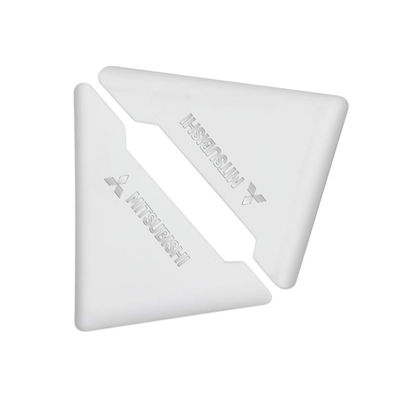 2PCS Car Door Corner Bumper Buffer Protection Scratch Protector For Mitsubishi Asx Lancer Outlander Pajero Ralliart Accessories