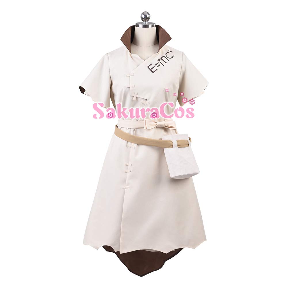 Sakuracos Stone Senku Ishigami Cosplay Event Dr. Costume, Halloween, Christmas, Adult, Uniform, Anime, Cosplay,