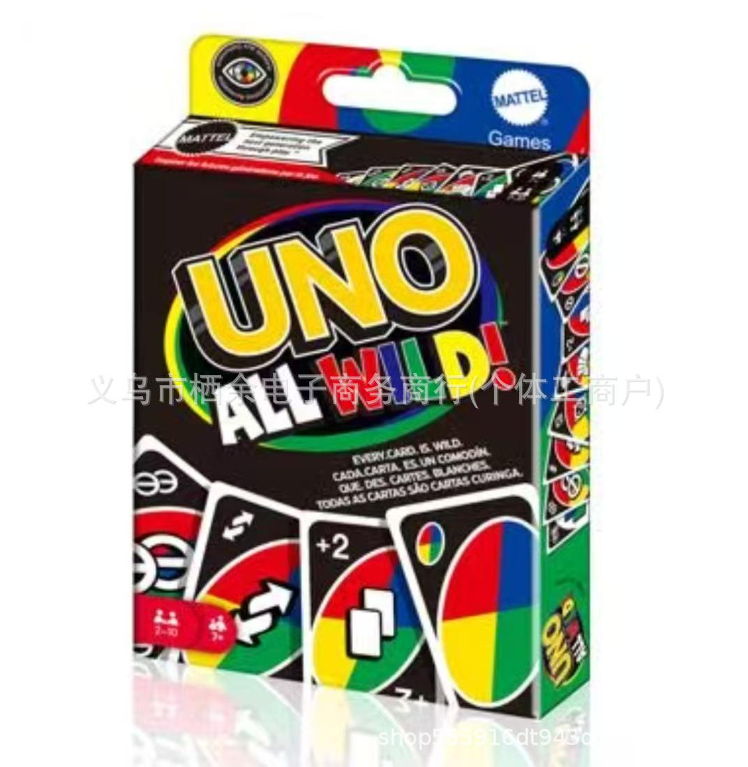 UNO Вечеринка: Трансграничная многопользовательская карточная игра с правилами штрафов - Включает настольные игровые аксессуары.