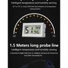 Mini Convenient Digital LCD Thermometer Sensor Hygrometer Gauge Refrigerator Aquarium Monitoring Display Humidity Detector