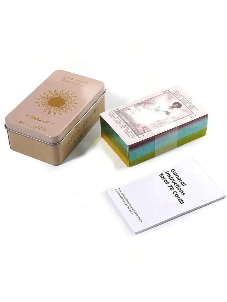 Lucid Dreams Tarot Oracle Cards With Premium Paper For Family Game Nights