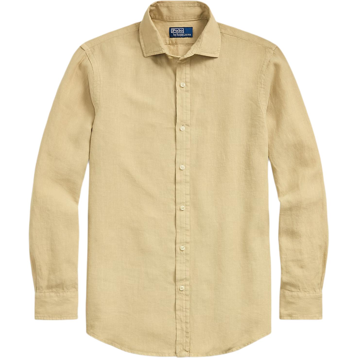 

Polo Ralph Lauren Рубашка с длинным рукавом на пуговицах Мужские рубашки Бежевый 710964097-003 L