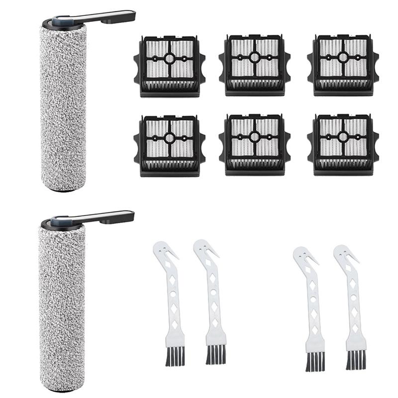 Promotion!For Tineco Steam 2.0/Steam2.0 Pro Max Floor Scrubber Accessories Roller Brush Filter Replacement Kit Brush
