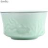 Ceramic Hand-Carved Lotus Dragon Teacup Jingdezhen Celadon Master Tea Cups 100ML