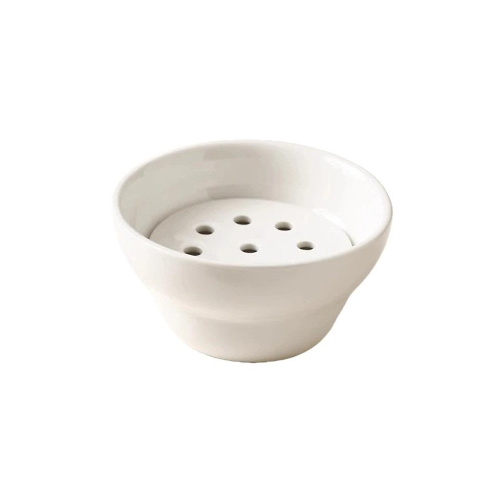 

Creative Dipping Sauce Bowl Mesh Double-layer Filter Soup Bowl Hot Pot Drip Oil Bowl Restaurant белый