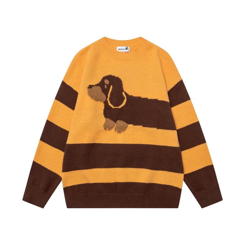 Unisex Vintage American Style Dachshund Cartoon