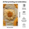 Vintage Sunflower Embroidery Bath Towel, Quick Dry Super Absorbent Decor Hand Towel