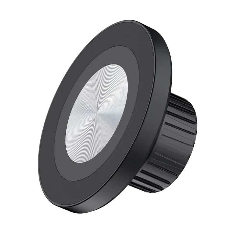1PCS CD Pattern Magnetic Phone Holder accessory for MagSafe iPhone 16-12 Samsung Xiaomi for 17mm Ball Head Air Outlet Hook Stand