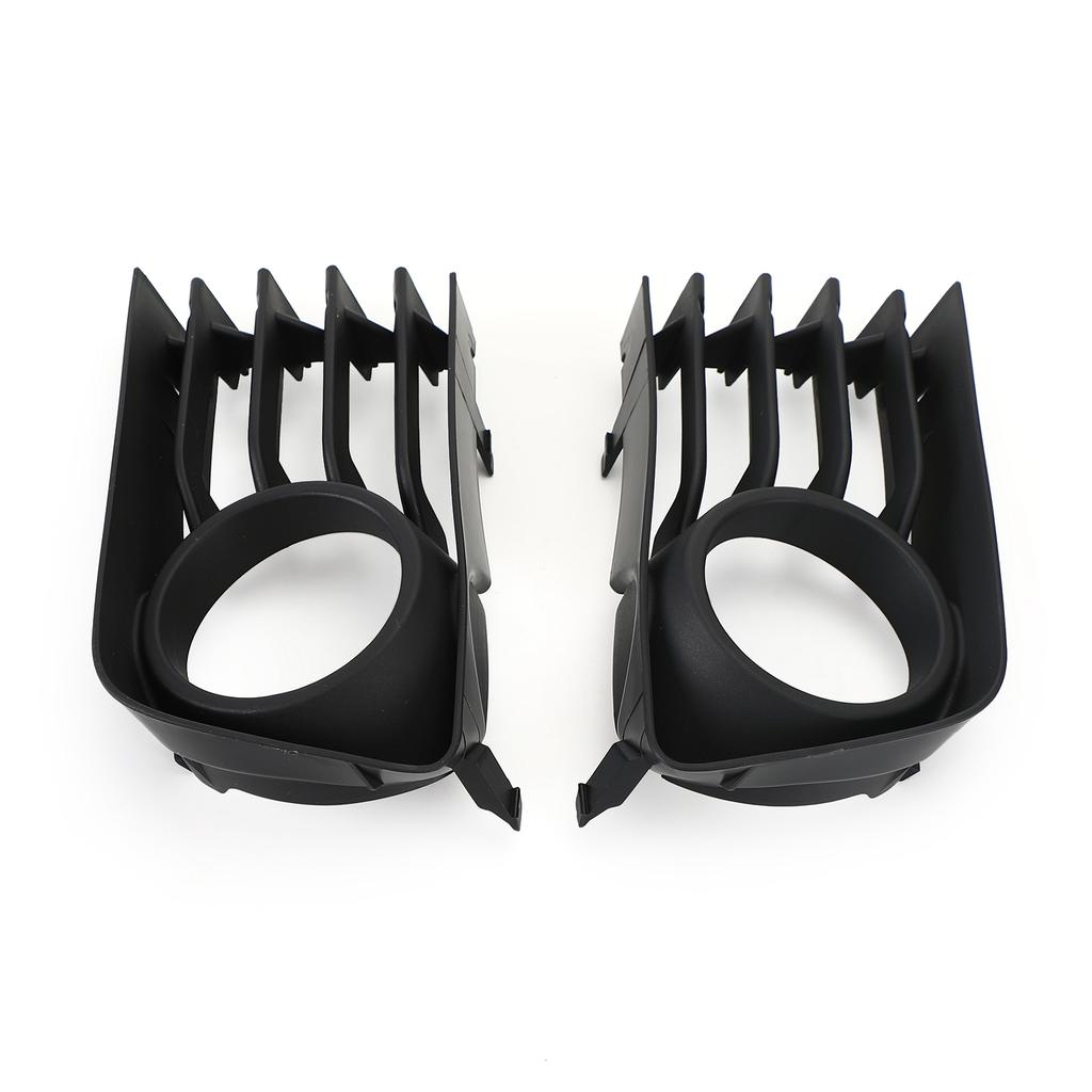 2pcs Bumper Fog Light Grille Grill Trim Cover Fit Toyota Prius 2004-2009 05 06 07 08 Black