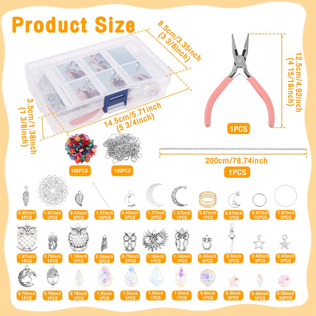 390/400 Sun Catcher Kit With Box Art DIY Sun Catchers Craft Kit for Window Hanging Decor Indoor Outdoor Garden Decor Sun Catcher