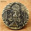 Aztec Maya Calendar Souvenirs Forecast Commemorative Coins Art Collection Gift Commemorative Coin Collection