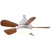 Oeny Wood Grain Ceiling Fan with Light