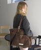 Dumaro Marie Shoulder Bag / Coffee (Suede)