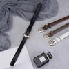 1 Stück Damengürtel Mode Schlicht Vielseitig Dünner Gürtel Authentisch Hochwertig Trend Weicher Gürtel Passend Westernhosen Jeans Damengürtel