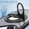 For iPhone 16 Plus Clear Back Case Rotating Kickstand TPU+PC Phone Cover Compatible with MagSafe