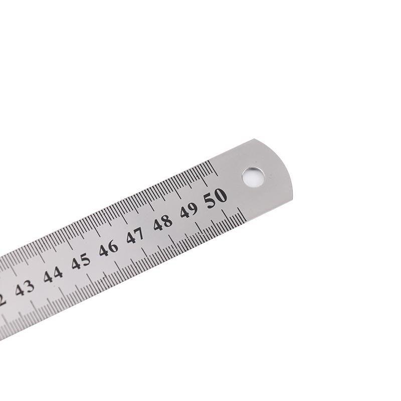 Stainless Steel Straight Ruler,20cm,30cm,40cm,50cm,High Precision Metric And Imperial Scales,Office Learning Stationery Supplies