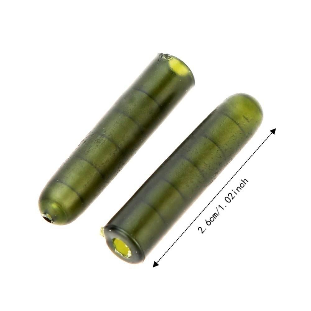 50PCS 26mm Length Carp Rig Sleeves TPR Fishing Hook Link Tubing Sleeve Carp Fishing