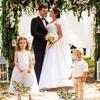 Fresh 12In Metal Floral Hoop Centerpiece Ribbon Wood Stands Fit For Table Decoration Metal+Wood Wall Hanging 5PCS