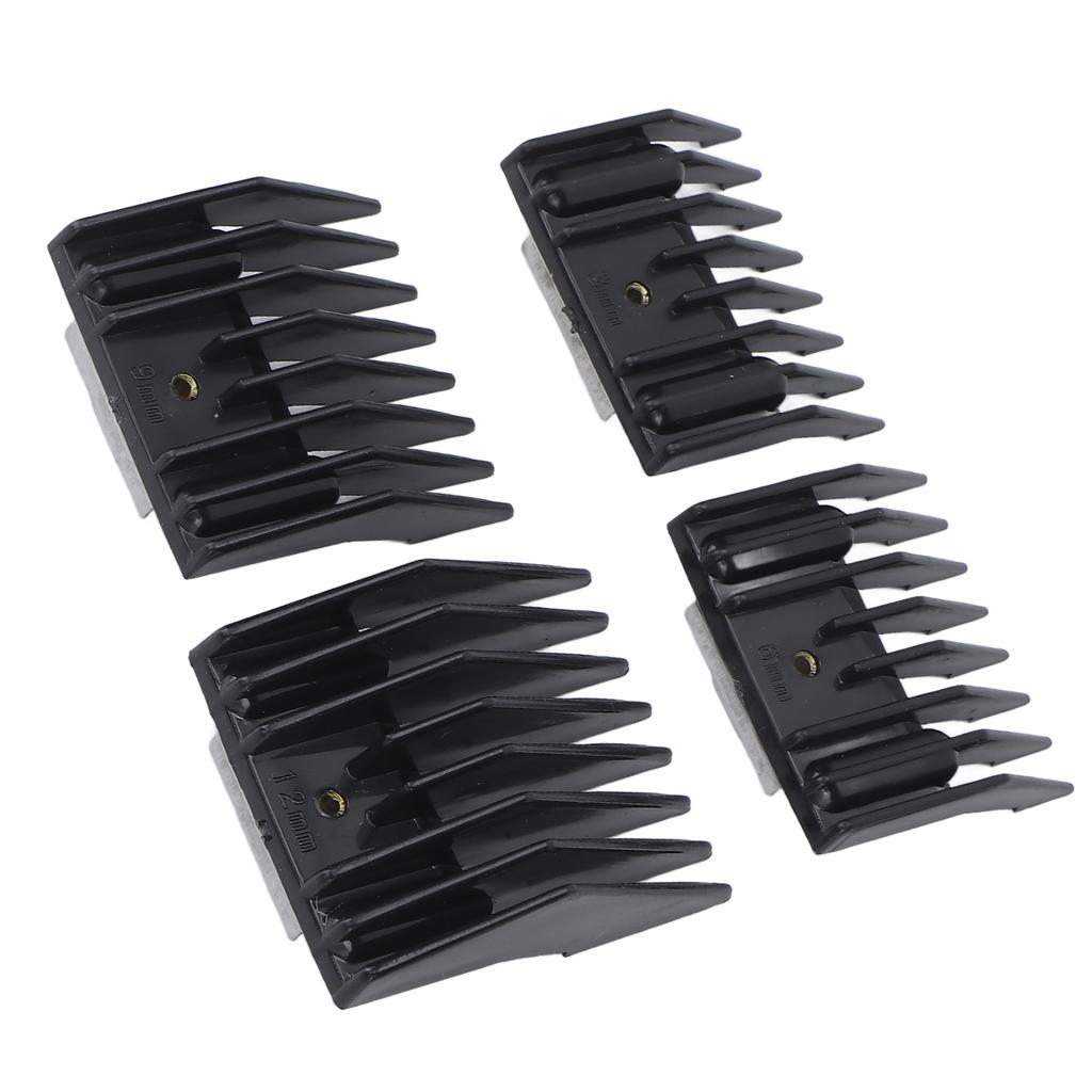 4pcs Hair Clipper Guide Comb Professional Home Salon Portable Hair Trimmer Clipper Guard Accessory