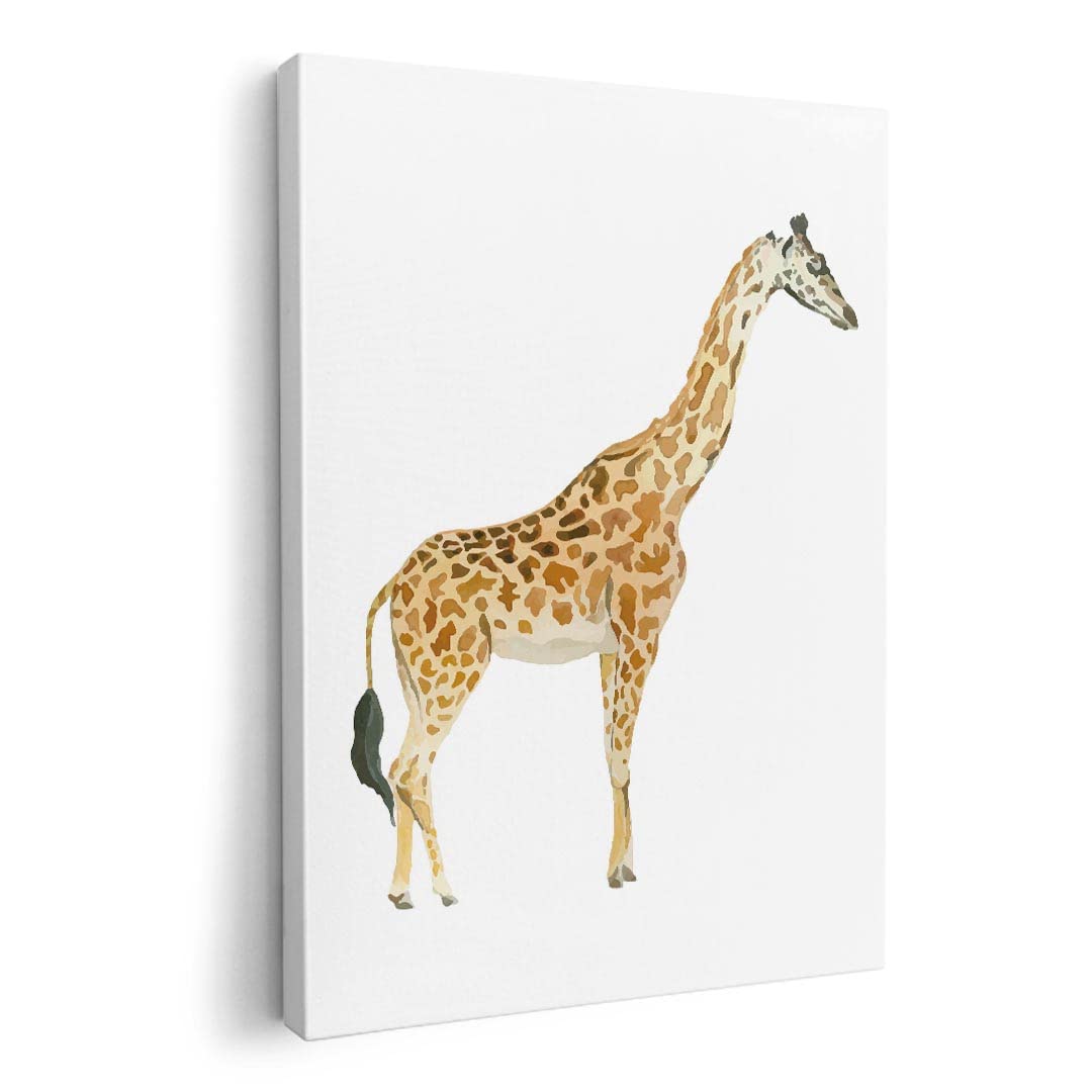 

Art Panel Painting Decoration igsticker 420mm x 297mm A3 Photo Wall Hanging Wooden Frame Interior Stylish 017540 Animal Giraffe