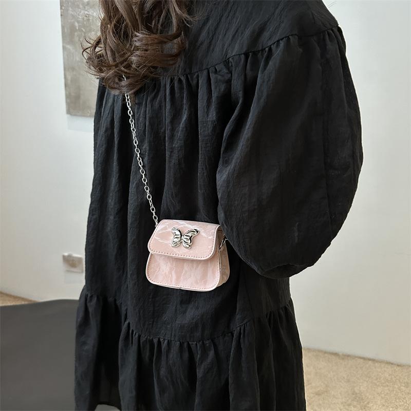 Internet celebrity mini butterfly chain small bag women 2025 summer new versatile foreign style shoulder messenger bag change bag