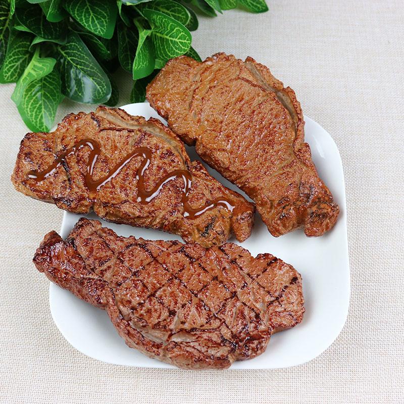 Simulated Lamb Steak & Beef Hot Pot Slices - Display & Educational Props